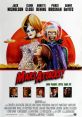 Colorful poster for "Mars Attacks!" (1996) featuring an alien invasion with iconic cast members like Jack Nicholson and Glenn Close.