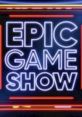 Bold neon sign reading "EPIC GAME SHOW" showcasing vibrant colors and dynamic design, perfect for game show themes.