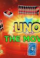 Colorful UNO gameplay scene featuring cards and the title "UNO THE MOVIE," attracting Uno YouTuber fans and gamers.