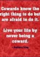 Cowards Cowards clips and quotes.