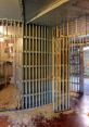 Abandoned prison cell featuring rusty bars and a stark interior, highlighting the harsh environment of jail life.