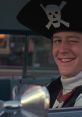 Brad Hamilton wearing a pirate hat and winking, capturing a fun moment from "Fast Times at Ridgemont High.