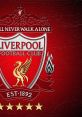 Liverpool F.C. crest featuring the Liver bird, established in 1892, with "You'll Never Walk Alone" motto.