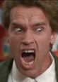 Detective John Kimble from Kindergarten Cop expressing intense emotion in a comedic and iconic scene.