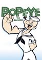 Popeye the Sailor flexes his muscles, showcasing his iconic strength and charm in classic cartoon style.