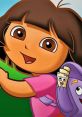 Dora the Explorer smiles and waves, showcasing her signature pink shirt and adventurous spirit, ready for fun and exploration.