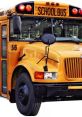 Classic yellow school bus with flashing lights, showcasing transportation for students and vibrant school spirit.