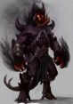 Shadow Demon from Dota, featuring dark, menacing design with glowing red eyes and chains, embodying malevolence and chaos.