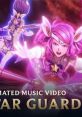 Star Guardian Announcer unleashes power in a vibrant animated music video, showcasing League of Legends' cosmic theme.