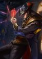 Twisted Fate from League of Legends, showcasing his card tricks and mysterious persona in a dynamic setting.