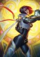 Fiora from League of Legends, poised with her sword, showcasing her elegant armor and dynamic action in vibrant background.