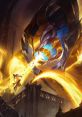 Vel'Koz unleashes his powerful beam in a cinematic League of Legends scene, showcasing vibrant colors and dramatic action.