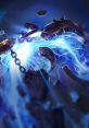 Xerath unleashes powerful energy, shattering chains with electric blue lightning in League of Legends.