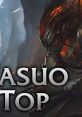 Nightbringer Yasuo, wielding dark power, poised in a dramatic League of Legends battle scene. Top lane strategy unleashed.