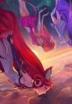 Star Guardian Jinx and allies soaring through a vibrant sky, showcasing magical outfits and dynamic poses in League of Legends.