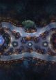 Top-down view of Twisted Treeline map in League of Legends, featuring NPC locations and dark fantasy landscape elements.