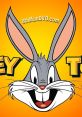 Bugs Bunny smiles brightly against a vibrant orange background with "Looney Tunes" text featured prominently.