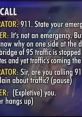 Funny 911 call about a traffic complaint, highlighting humorous misunderstandings on emergency response lines.