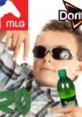 Boy in sunglasses holding a soda, surrounded by MLG logos and Doritos, capturing the essence of dank memes culture.