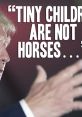 Trump quotes emphasize unique perspectives, with "Tiny children are not horses" showcasing his distinct communication style.