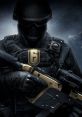 Tactical operator in dark gear holding an assault rifle, featuring the iconic Rainbow Six logo for Ultimate gaming experience.