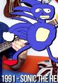 Colorful drawing of Sonic the Hedgehog from 1991, featured in Davie504's gaming content and musical performances.