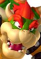 Bowser, the iconic villain from Mario Kart 7, shows off his fierce expression and signature spiked shell.