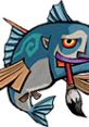 Colorful Fishman character from The Legend of Zelda: The Wind Waker, featuring vibrant fins and a unique design.