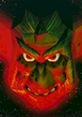 Andross from Star Fox 64, depicted with a menacing face, vibrant colors, and an ominous background.