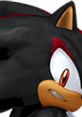 Shadow the Hedgehog showcases his iconic black and red design, symbolizing his complex, mysterious character in Sonic.