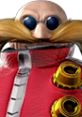 Close-up of Dr. Eggman from Sonic The Hedgehog, featuring his signature red suit and distinctive mustache.