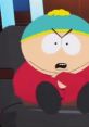 Cartman from South Park expressing frustration, arms crossed, wearing his signature red jacket and blue hat, emphasizing his iconic attitude.