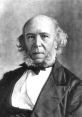 Portrait of Herbert Spencer, a key figure in 19th-century philosophy and social theory, known for his ideas on evolution.