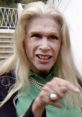 Lady Colin Campbell passionately expressing her thoughts, embodying her outspoken personality known for sharp insults.