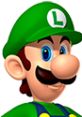 Luigi in his iconic green cap and blue overalls from Mario Kart Arcade GP DX, ready for racing action and adventure.