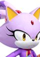 Blaze the Cat showcasing her determined expression from Mario & Sonic at the Olympic Winter Games.