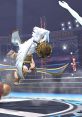 Wii Fit Trainer battles Pit in Super Smash Bros. Wii U, showcasing dynamic combat and vibrant arena visuals.