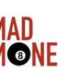 Mad Money logo featuring bold text and an eight ball, symbolizing financial insights and stock trading advice.