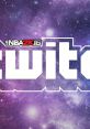 NBA 2K16 logo over a cosmic background, featuring the Twitch name, perfect for gamers and streaming enthusiasts.