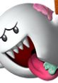 Playful Boo from Mario Party 5 with a mischievous expression, colorful tongue, and spooky charm, perfect for game fans.