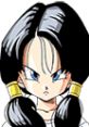 Videl from Dragon Ball Z: Budokai Tenkaichi 3 with distinct features and serious expression, showcasing her iconic hairstyle.