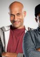 Keegan-Michael Key and Jordan Peele smiling together, showcasing their comedic chemistry and friendship from "Key and Peele.