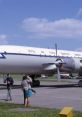 Bristol Britannina Prop-Jet Airliner (Exterior) Bristol Britannina Prop-Jet Airliner (Exterior) clips and effects,