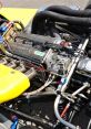 Detailed view of a high-performance 1.3 Litre engine used in Formula 1 racing, showcasing intricate components and design.