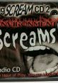 Screams FX audio CD cover featuring chilling sound effects for creative projects and immersive environments.