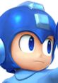 Mega Man from Super Smash Bros. Wii U, featuring his iconic blue helmet and determined expression.