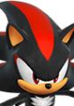 Shadow the Hedgehog, fierce character from Mario & Sonic at the Olympic Winter Games, showcasing his iconic look.