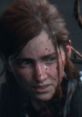 Ellie from The Last of Us Part 2, showcasing determination and emotion in a gritty, intense scene.