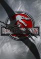 Jurassic Park III logo featuring iconic dinosaur imagery and dramatic visual effects, capturing the film's thrilling essence.