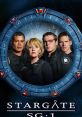 Main cast of Stargate SG-1 poses confidently in front of the iconic stargate, showcasing their adventurous spirit.